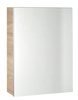VEGA szafka z lustrem, 50x70x18cm, dąb platin