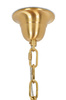 MOOSEE lampa wisząca TIFFANY 135 biała mosiądz / naturalne pióra