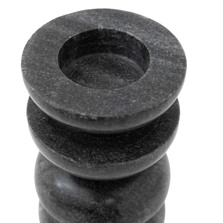 Azuaga Marble Tealight Candlestick Grey 200mm