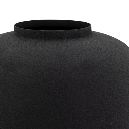Zia Vase Black 305mm Set of 2