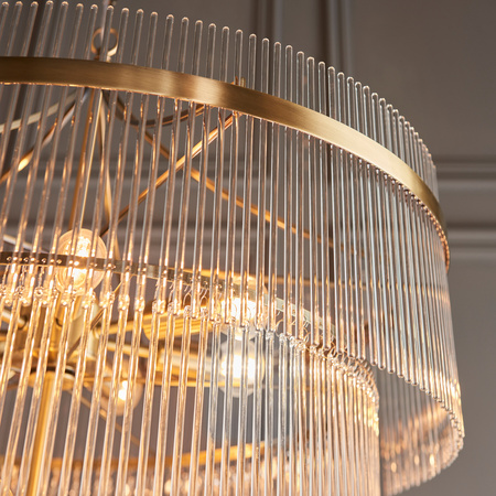 Marietta 16 Pendant Light Antique Brass