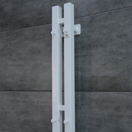 Elektryczny grzejnik łazienkowy Silhouette Quadro 90х1500 Sensor prawa, biały