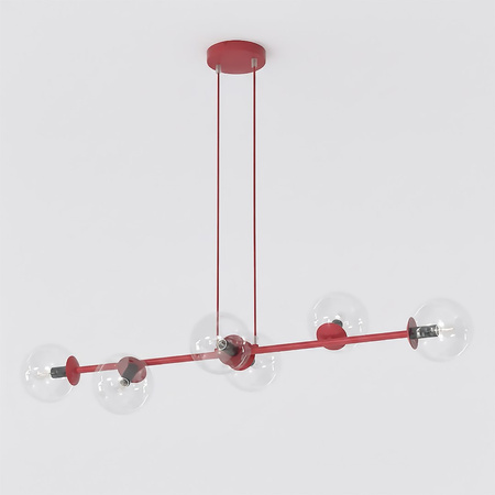 MAGNUS 6 BURGUNDY TRANSPARENT