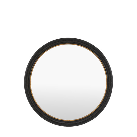 Pisa Round Mirror Black 800x40x800mm