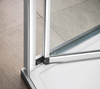 EASY kabina prysznicowa 900x700mm, drzwi składane, lewa/prawa, czyste szkło