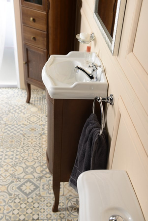 RETRO szafka umywalkowa 36,5x85x29cm, buk