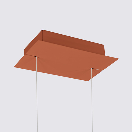 Lampa wisząca RIO 110 ochra czerwona LED 3000K