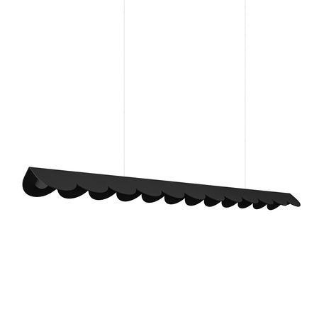 Lampa wisząca BISCUIT czarna LED 3000K