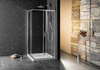 SIGMA SIMPLY kabina prysznicowa 1100x1100 mm, wejście z rogu, szkło czyste