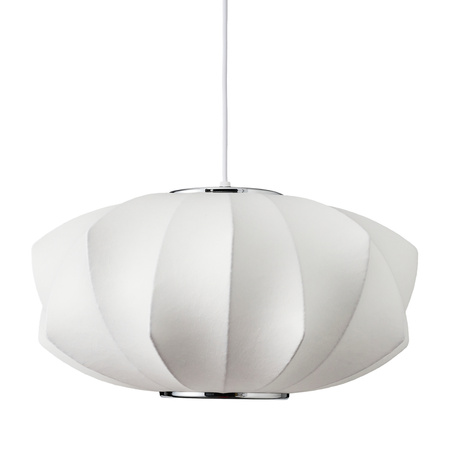 Lampa wisząca SILK V-shape biała 45 cm - nowoczesna i minimalistyczna