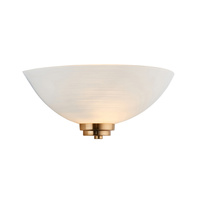 Welles 1 Wall Light Brushed Aged Brass