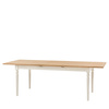 Eton Ext Dining Table White 1800/2300x950x750mm