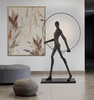 MOOSEE lampa podłogowa HUMAN ROUND        włókno szklane