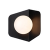 WALL LIGHT WITH OPAL GLASS 1xG9 MAX 7W BLACK MAT