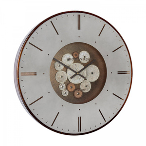 Clocksmith Wall Clock Cog Bronze 21in