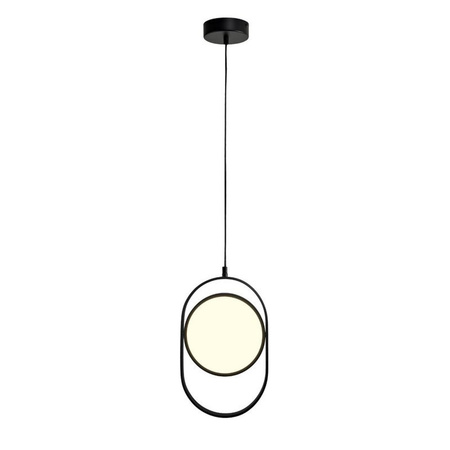 Lampa wisząca ELIPSE M, 45 cm - LED, czarna nowoczesna