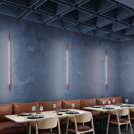 Kinkiet SAPPO 150 ochra czerwona LED 3000K