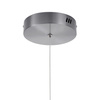 Lampa wisząca CIRCLE 40 cm - LED, ring tytan szczotkowany