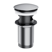 korek klik-klak do syfonu umywalkowego, nikiel szczotkowany