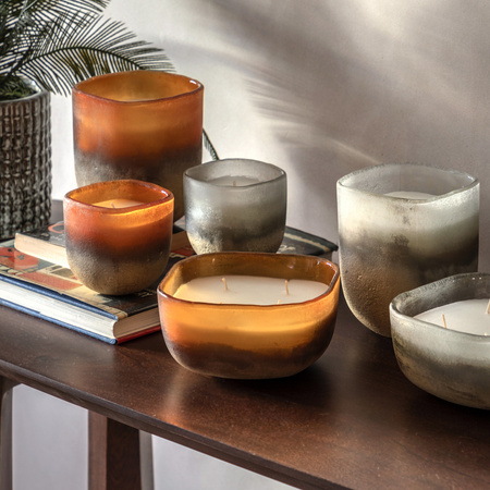 Mercury Candle Amber/Gold Medium Jasmin & Vetiver