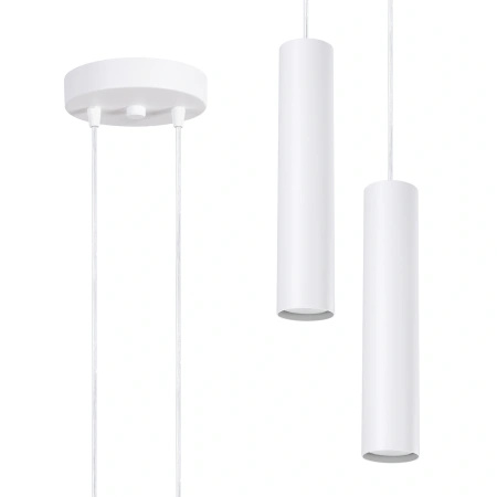 Lampa wisząca LAGOS 2P biała