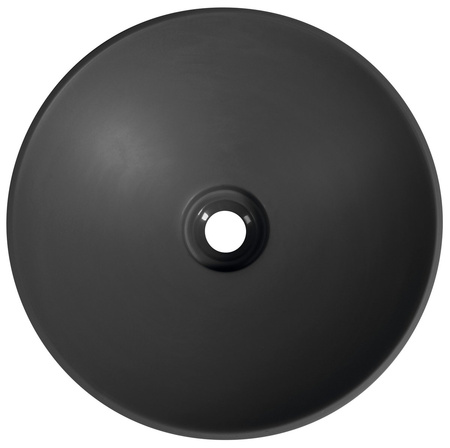 VERTO umywalka wpuszczana kompozytowa, średnica 40,5cm, antracyt mat