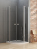 KABINA NEW SOLEO PÓŁOKRĄGŁA U 90x90x195 CZYSTE 6mm ACTIVE SHIELD