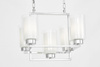 NOWOCZESNA LAMPA WISZĄCA CHROMOWANA LINO W5