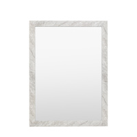 Romano Rectangle Mirror Marbled White 570x770mm