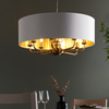 Highclere 8 Pendant Light Antique Brass 550-1730mm