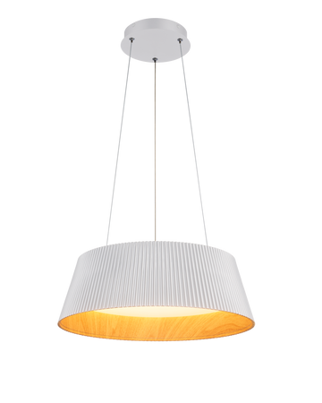 Lampa wisząca FRILL LED biała 45 cm