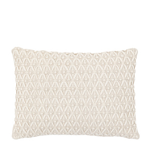 Cheslyn Woven Cushion Cream 350x500mm