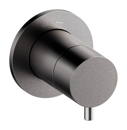 Zawór 2-drożny szczotkowany grafit pvd