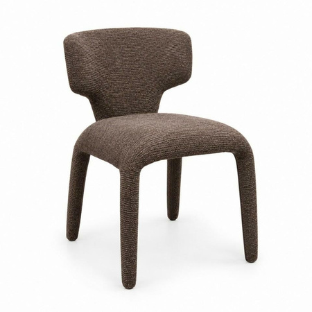 Zestaw 6 krzeseł APULIA brązowy / taupe