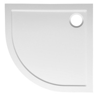 ELSE brodzik kompozytowy 90x90cm, półokrągły, R550, biały