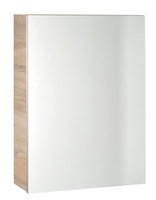 VEGA szafka z lustrem, 50x70x18cm, dąb platin