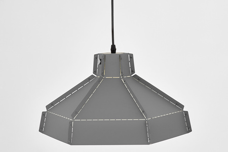 LAMPA SUFITOWA WISZĄCA LOFT SZARA CONA W1