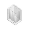 KABINA NEW KOMFORT PROSTOKĄTNA U 120x90x195 CZYSTE 6mm ACTIVE SHIELD