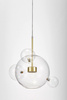 NOWOCZESNA LAMPA WISZĄCA ZŁOTA NERONI W4