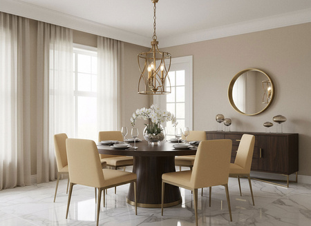 LAMPA SUFITOWA ART DECO MOSIĘŻNA ELMONT W3