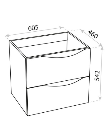 Szafka wisząca Kolorado Kaszmir 600