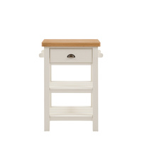 Eton Butchers Block White 660x500x900mm