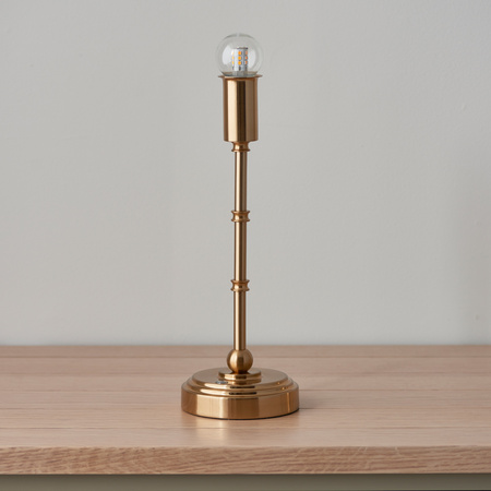 Burley Rechargeable Table Lamp Base Aged Brass