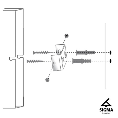 SILIA kinkiet czarny