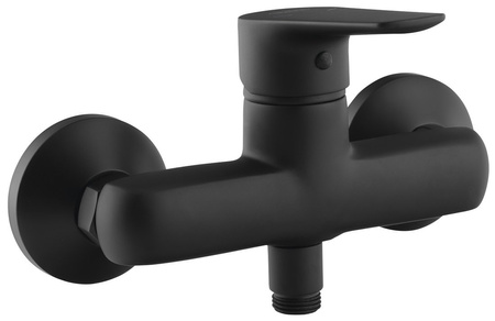 LOTTA bateria prysznicowa ścienna, rozstaw 150mm, czarny mat