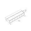 MAXLIGHT M0003D LAMPA MAGNETYCZNA LINIOWA SYSTEM DALI 6W 340LM 3000K