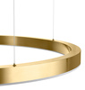 Lampa wisząca CIRCLE 120 cm - LED, ring mosiądz szczotkowany