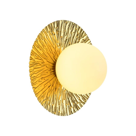 Lampa ścienna SUN M złota 35 cm