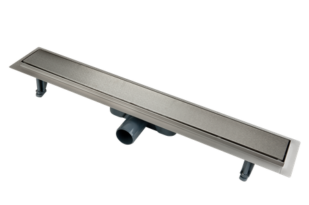ODPŁYW LINIOWY ODWRACALNY Z RUSZTEM LUB POD PŁYTKĘ 60 CM stal szczotkowana
