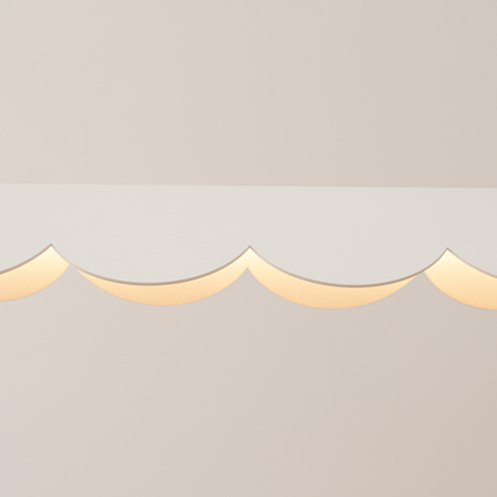 Lampa wisząca BISCUIT biała LED 3000K